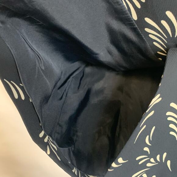 Dana Buchman Black Cream Patterned Blazer Evening Jacket Sz 10 - Picture 8 of 9